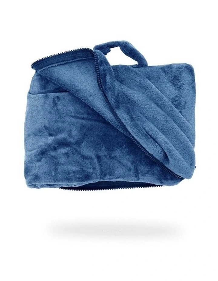 Cabeau Fold 'N Go Blanket - royal blue image 3