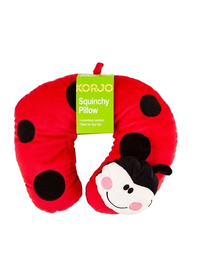 Korjo Squinchy Kid's Pillow - Ladybug image 2