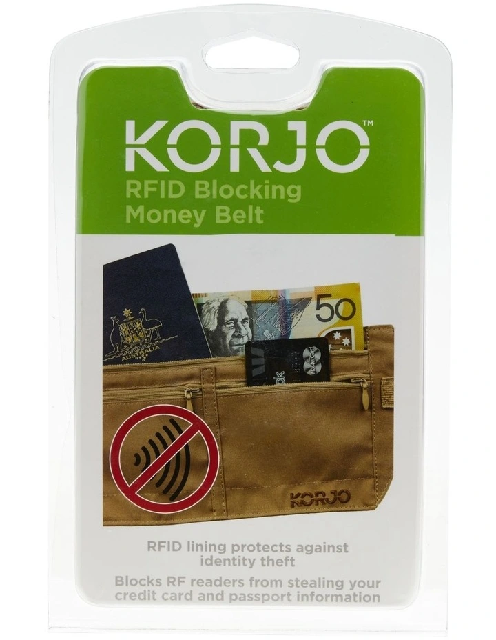 Korjo RFID Blocking Money Belt image 2
