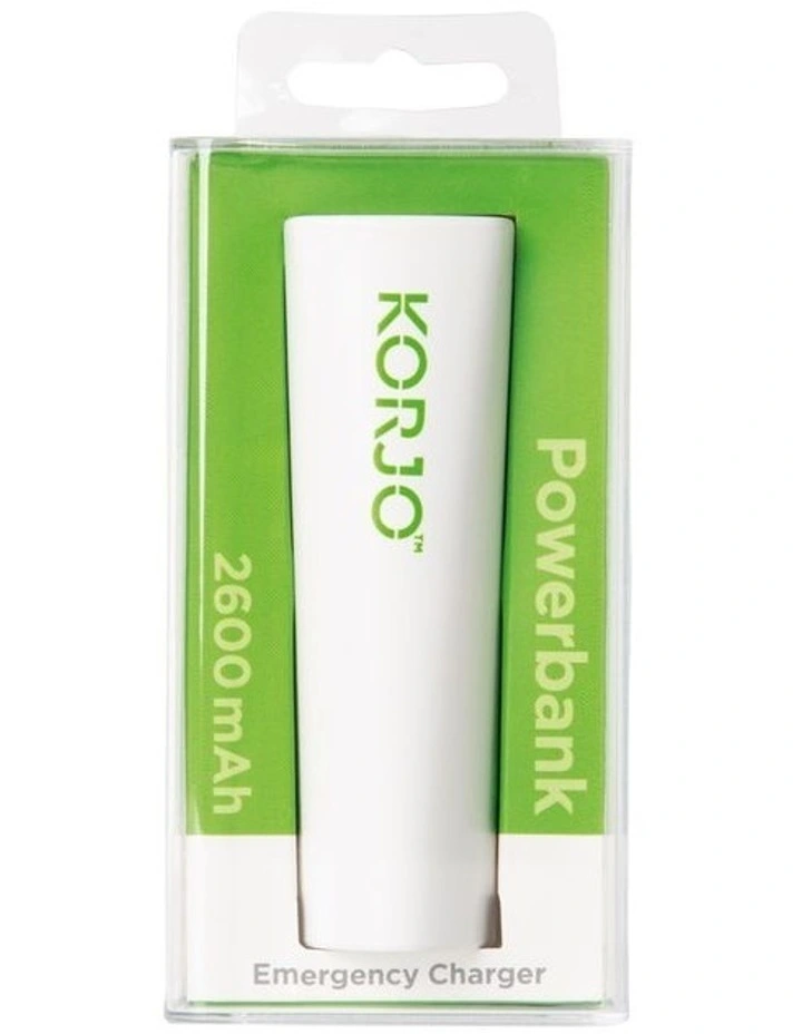 Korjo Portable Powerbank Black - 2600 mAh image 3