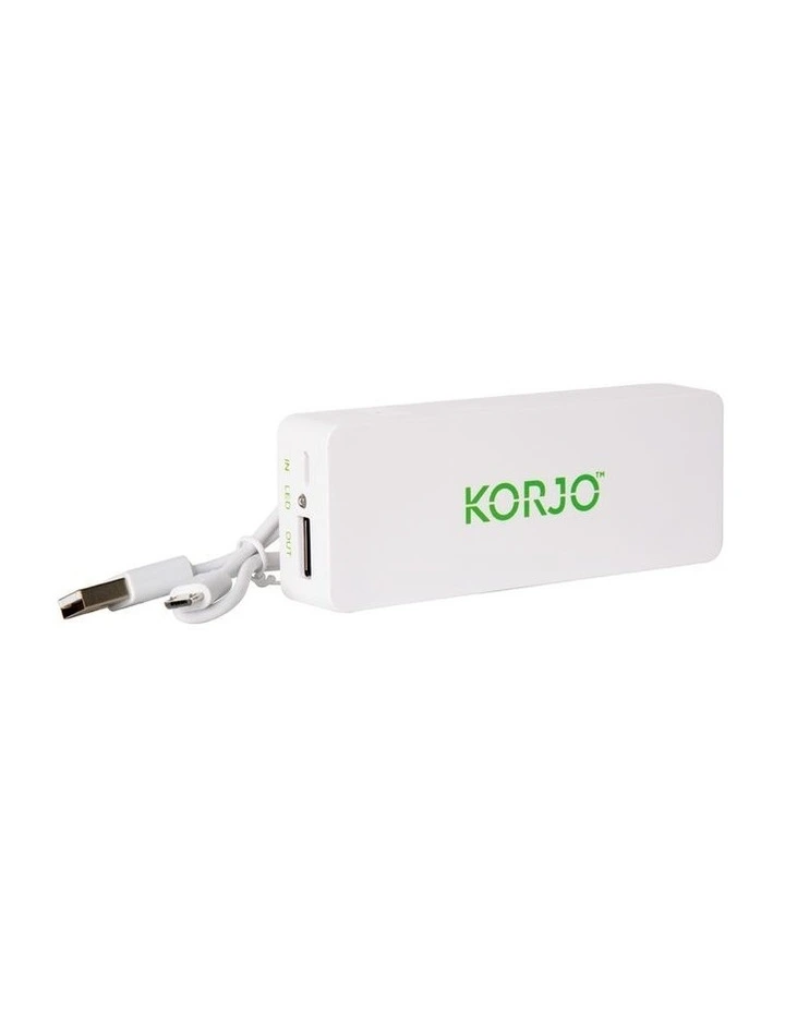 Korjo Portable Powerbank White - 4400 mAh image 2