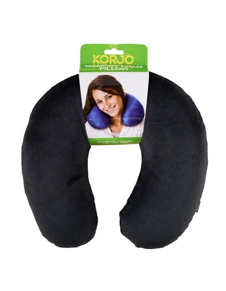 Korjo Memory Foam Pillow - Black image 3