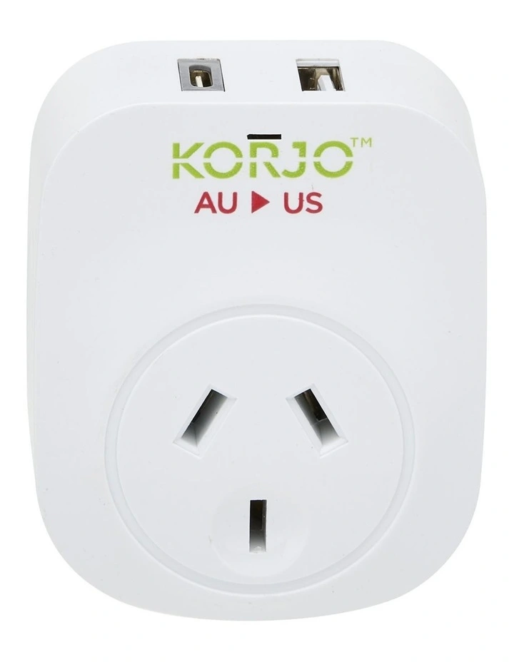 Korjo USB A&C and Power Adaptor for USA image 2