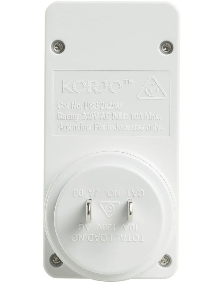 Korjo 2x2 USB-A Adaptor for Japan image 4