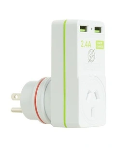Korjo 2x2 USB-A Adaptor for USA