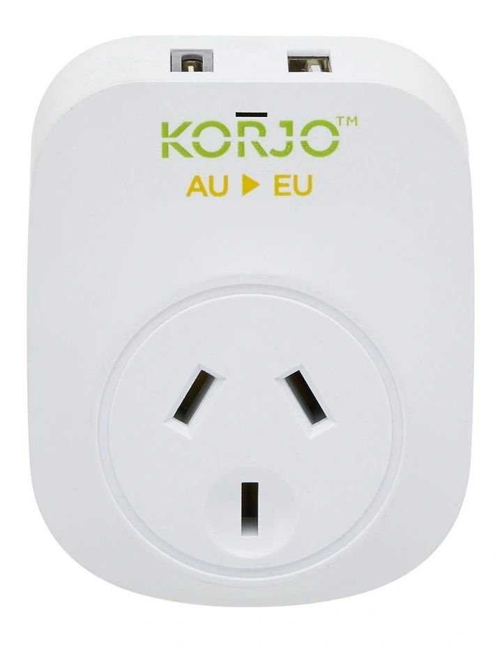 Korjo USB A&C and Power Adaptor for Europe image 2