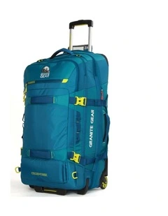 Wheeled Duffel Weekender Gym Travel Bag Blue