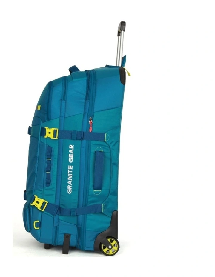 Wheeled Duffel Weekender Gym Travel Bag Blue image 3