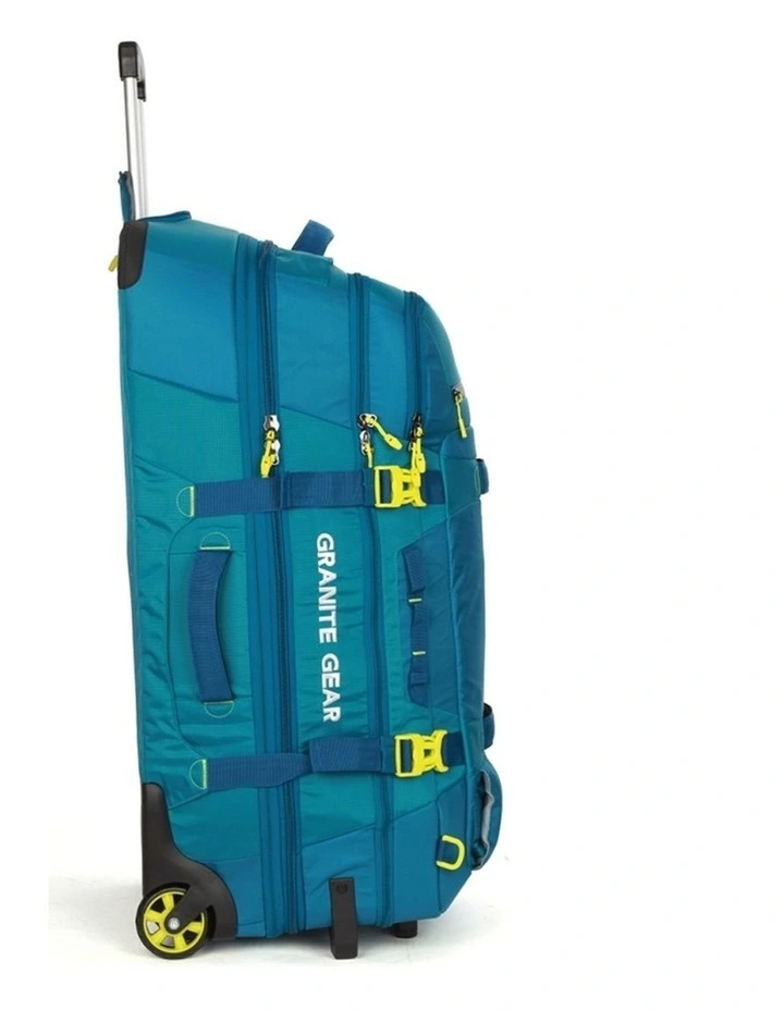 Wheeled Duffel Weekender Gym Travel Bag Blue image 4