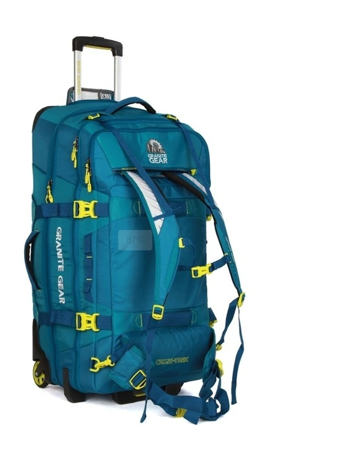 Wheeled Duffel Weekender Gym Travel Bag Blue image 7