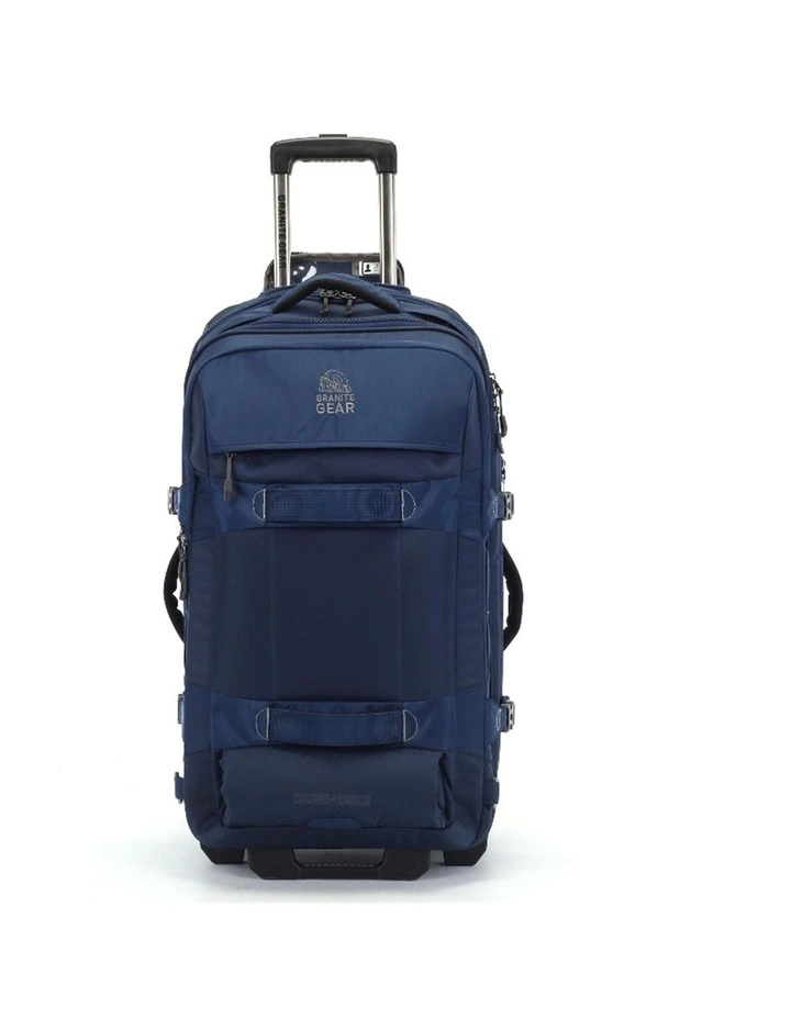 Wheeled Duffel Weekender Gym Travel Bag Blue image 2