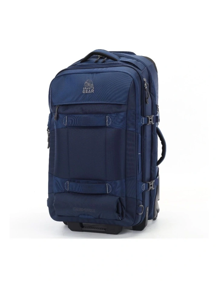 Wheeled Duffel Weekender Gym Travel Bag Blue image 3