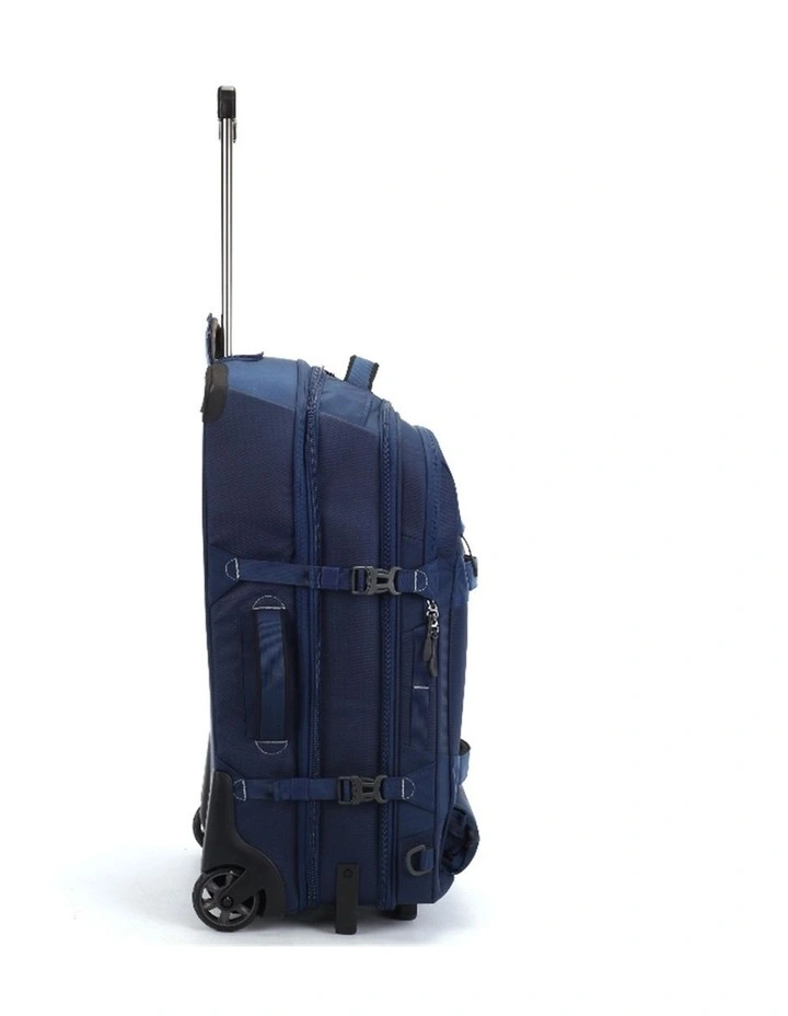 Wheeled Duffel Weekender Gym Travel Bag Blue image 5