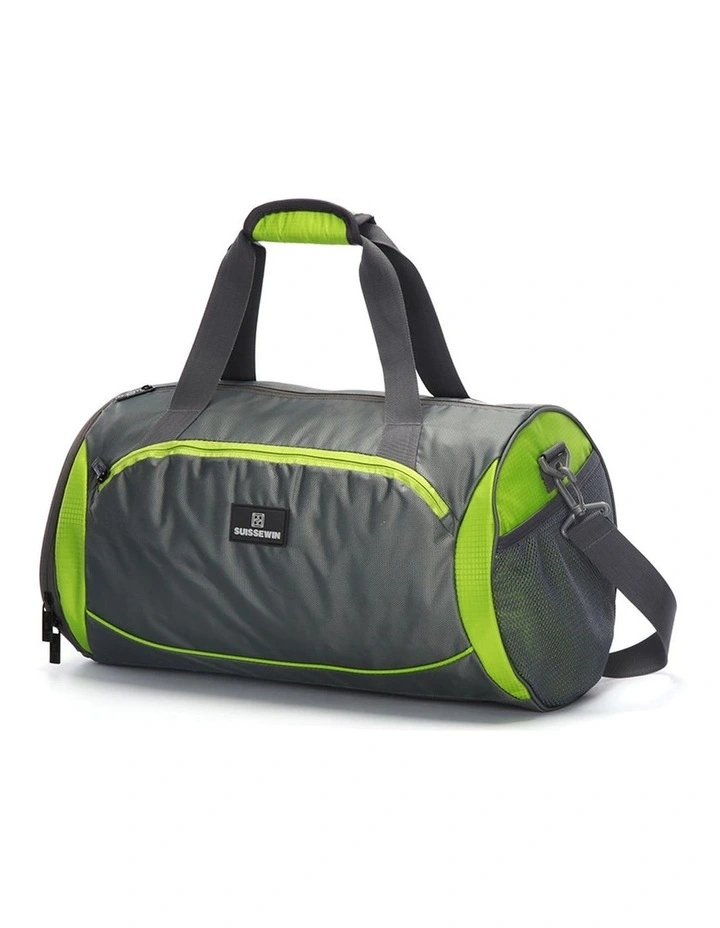 Swiss Waterproof Duffel Weekender Gym Travel Bag Green image 2