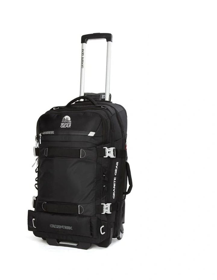 Wheeled Duffel Weekender Gym Travel Bag Black image 1