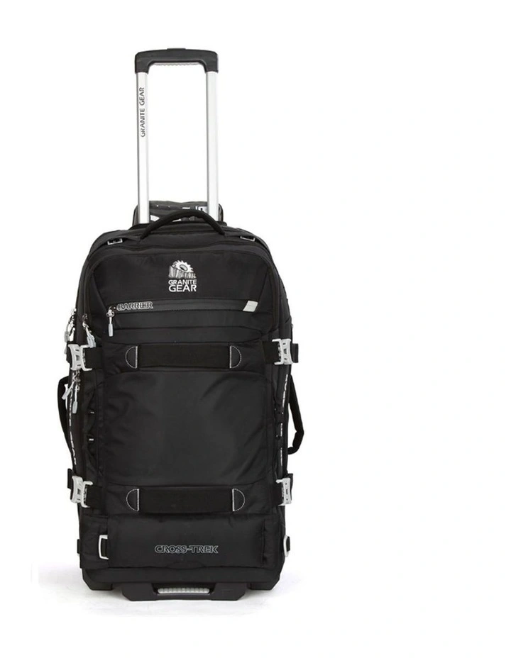 Wheeled Duffel Weekender Gym Travel Bag Black image 2