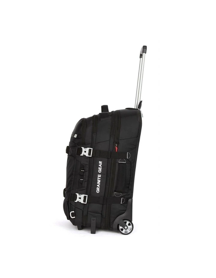 Wheeled Duffel Weekender Gym Travel Bag Black image 3