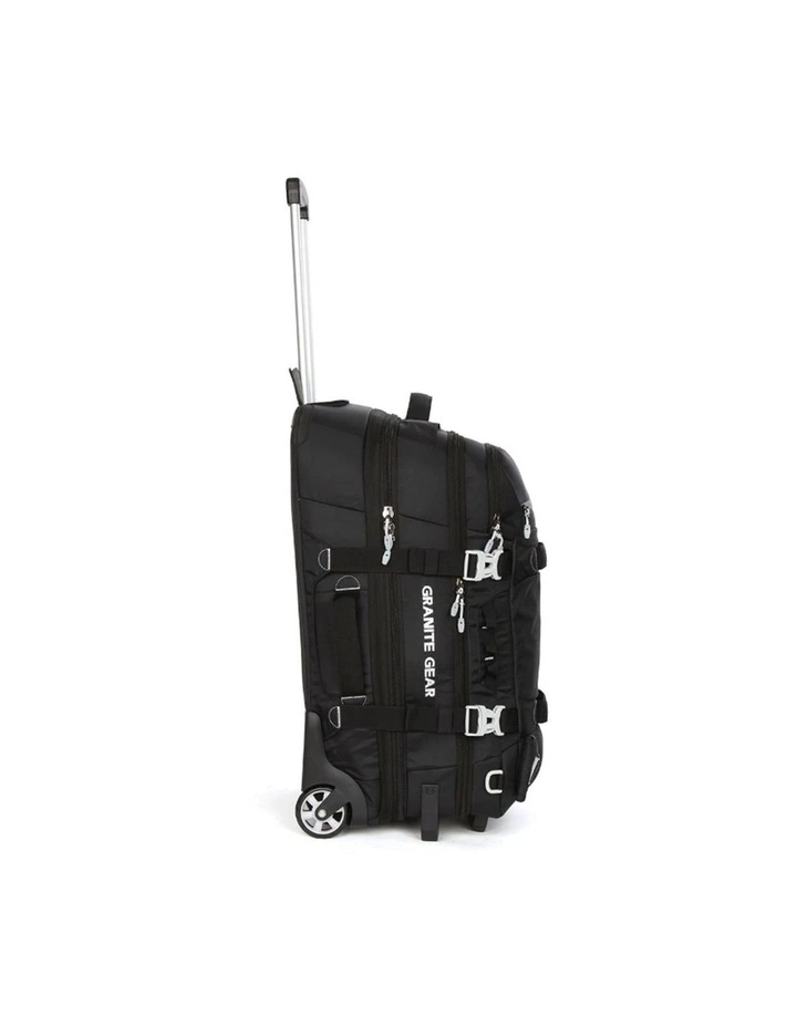Wheeled Duffel Weekender Gym Travel Bag Black image 4