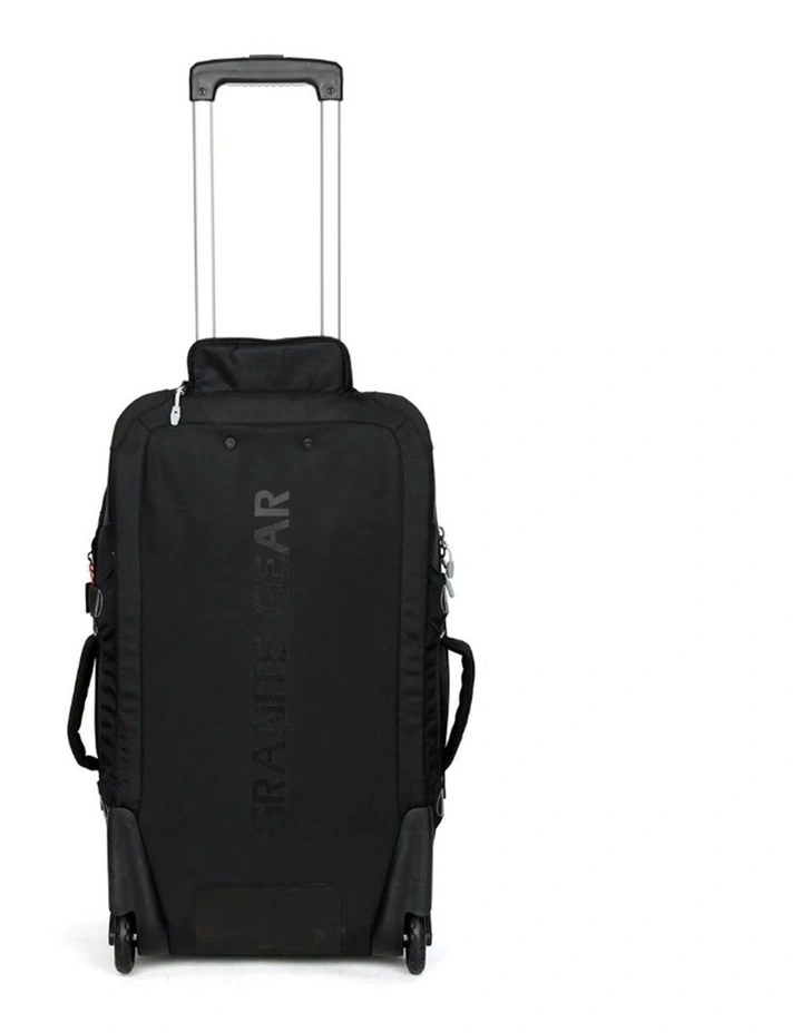 Wheeled Duffel Weekender Gym Travel Bag Black image 5