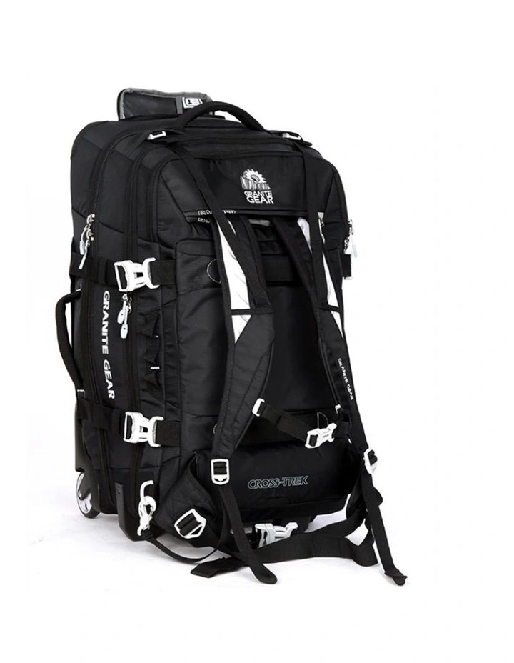 Wheeled Duffel Weekender Gym Travel Bag Black image 6