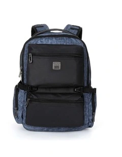 Laptop Backpack Travel Business Work Bag Blue