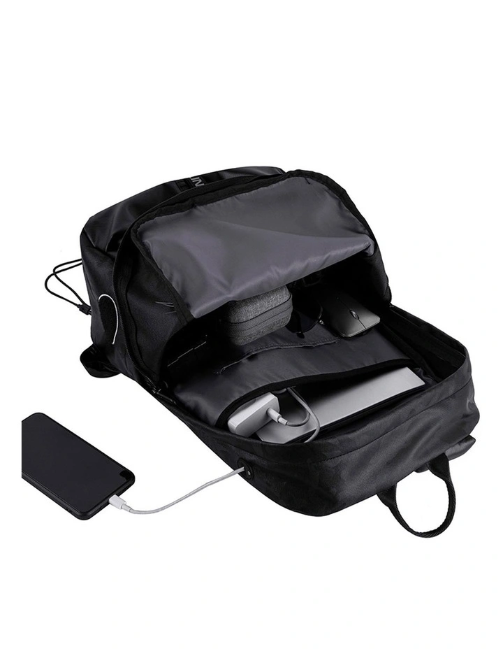 Backpack Travel Business Work Bag Black image 5