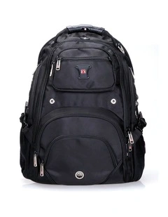 Waterproof 17 Laptop Backpack Travel Business Work Bag Black