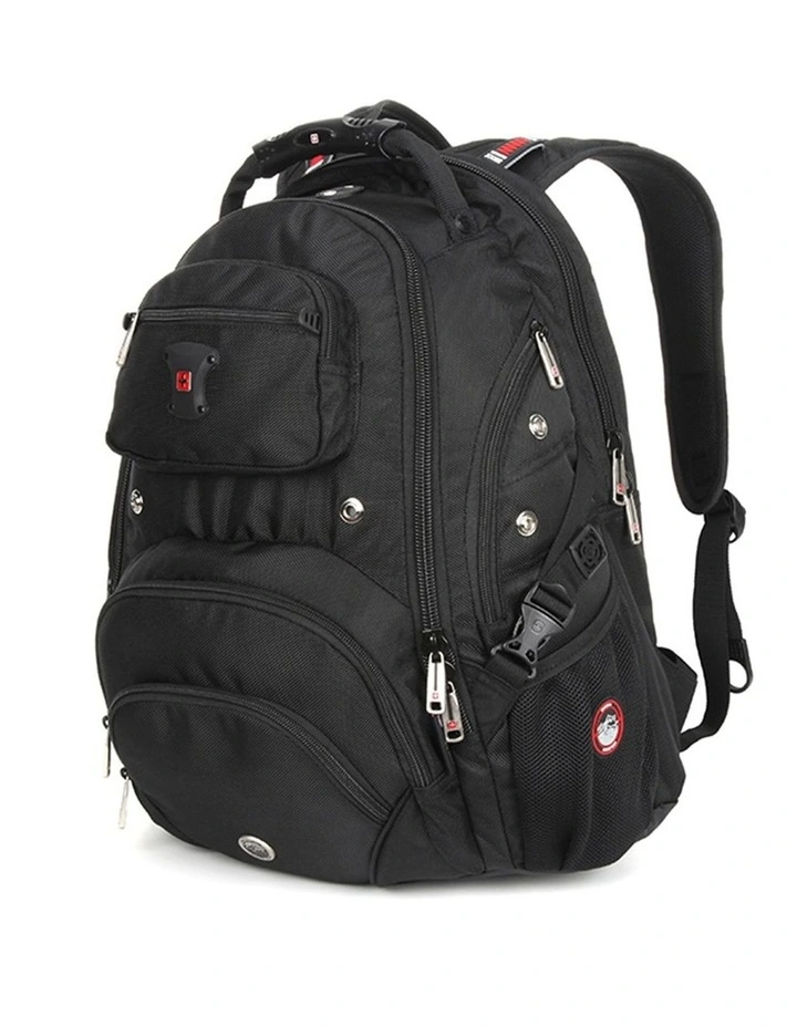 Waterproof 17 Laptop Backpack Travel Business Work Bag Black image 2