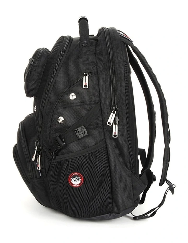 Waterproof 17 Laptop Backpack Travel Business Work Bag Black image 4