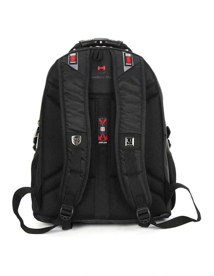 Waterproof 17 Laptop Backpack Travel Business Work Bag Black image 6