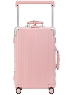 Titan Plus- Aluminium Frame Suitcase Medium Check-In Luggage 24 Inch