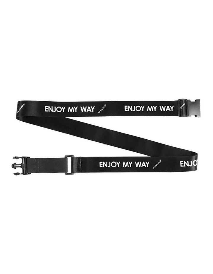 Suitcase Travel Luggage Belt in Black image 1