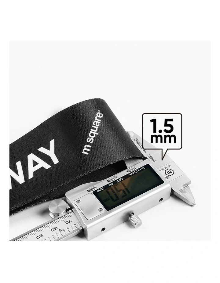 Suitcase Travel Luggage Belt in Black image 4