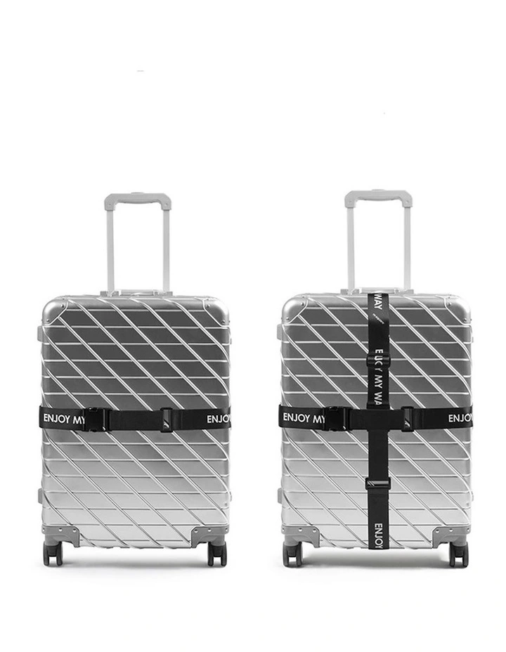 Suitcase Travel Luggage Belt in Black image 6