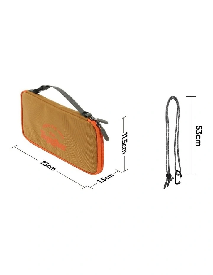 Travel Pouch Organizer Accessory Khaki image 2