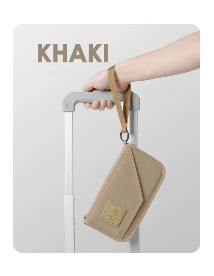 Travel Pouch Organizer Accessory Khaki image 2
