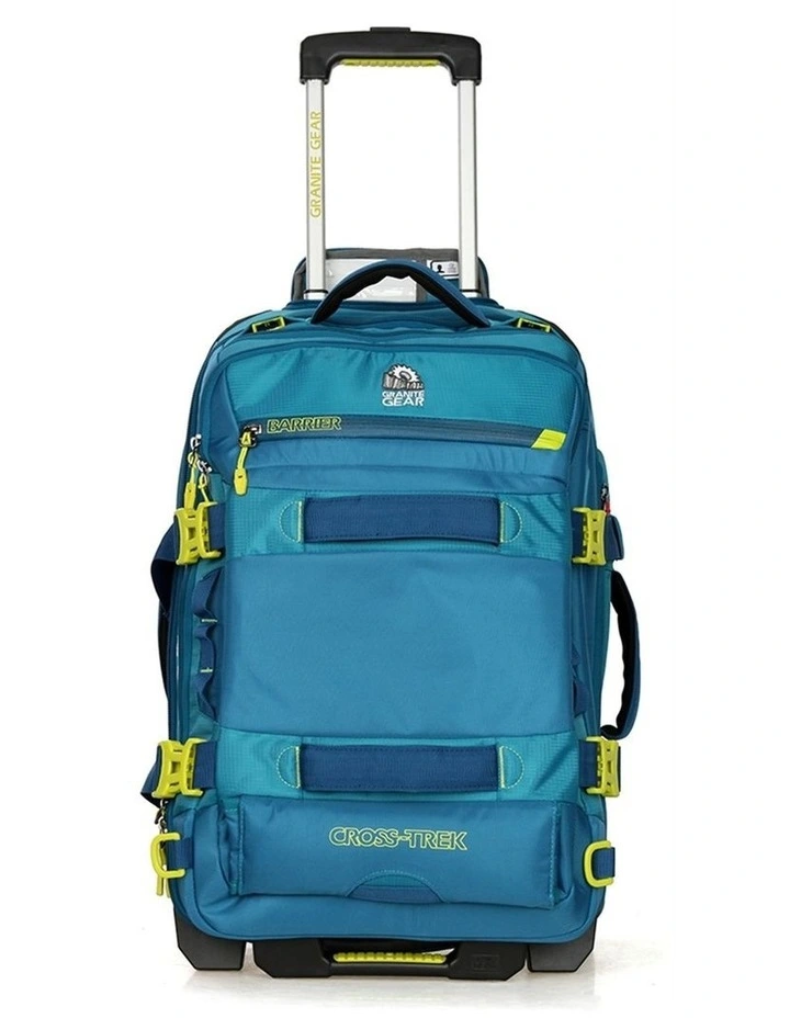 Wheeled Duffel Weekender Gym Travel Bag Blue image 2