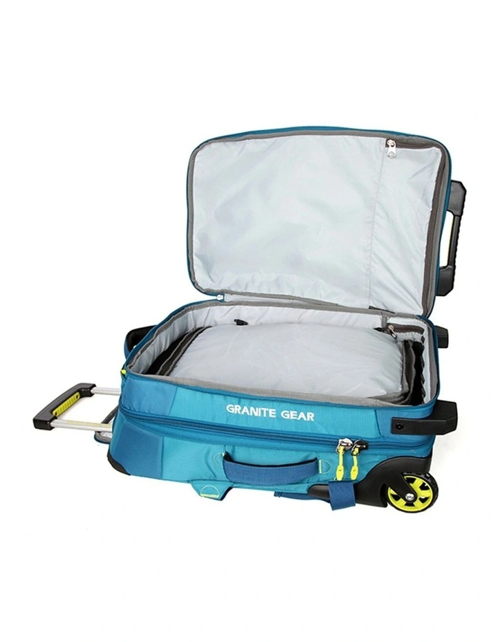 Wheeled Duffel Weekender Gym Travel Bag Blue image 7