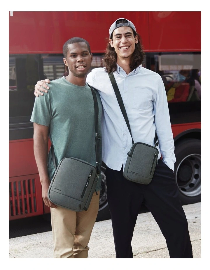 Urban Anti-Theft Small Crossbody Bag in Slate image 6