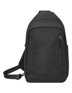 Urban Anti-Theft Tablet Sling Bag in Black