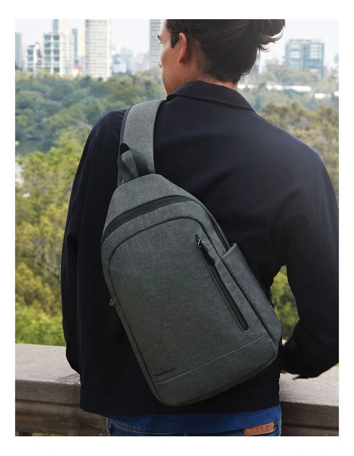 Urban Anti-Theft Tablet Sling Bag in Black image 6