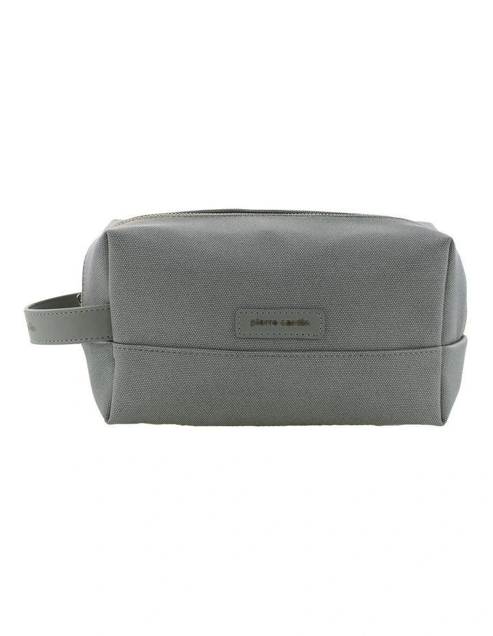 Pierre Cardin Coated Canvas Travel Toiletry Bag in Grey - Coated canvas (PU finish) image 3