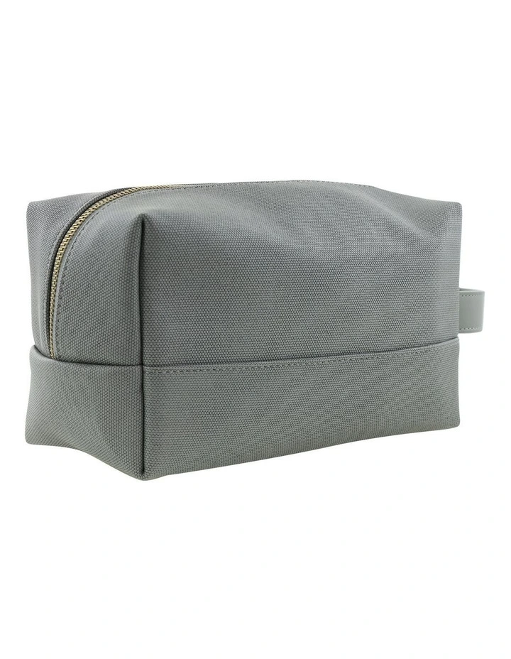Pierre Cardin Coated Canvas Travel Toiletry Bag in Grey - Coated canvas (PU finish) image 4
