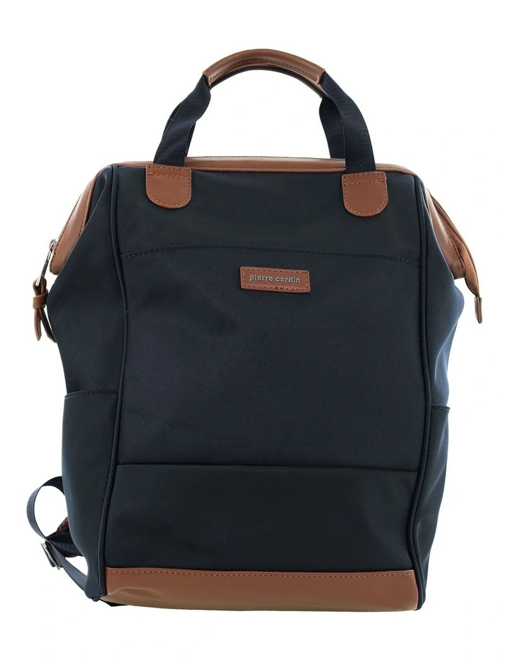 Pierre Cardin 2-Tone Lite Backpack in Black image 4