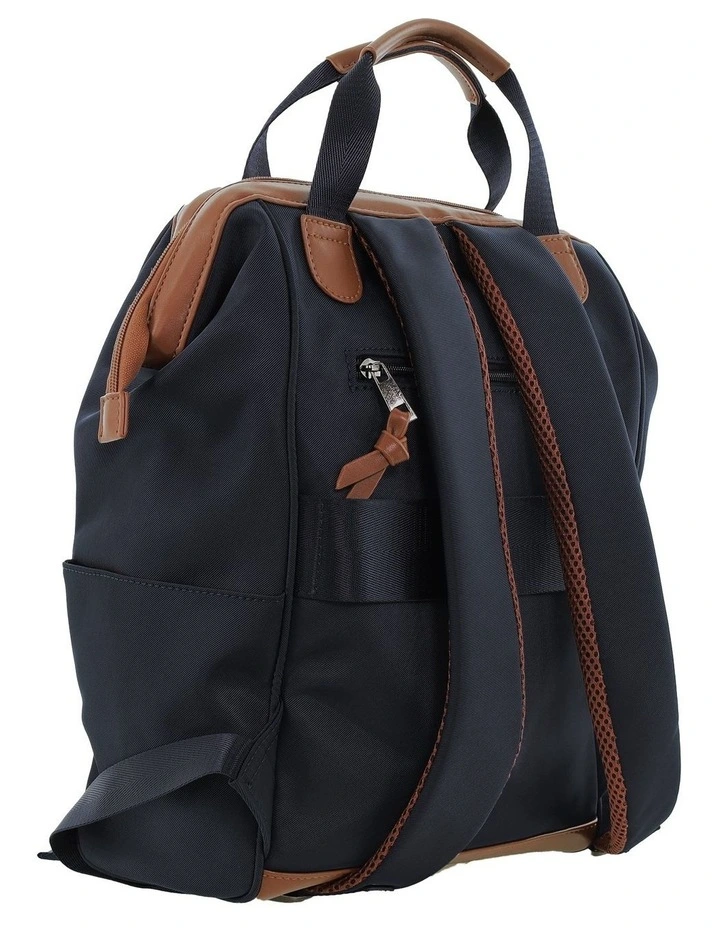 Pierre Cardin 2-Tone Lite Backpack in Black image 5