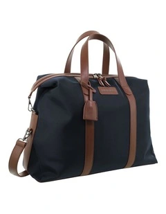 Pierre Cardin 2-Tone Lite Duffle Carry On in Black