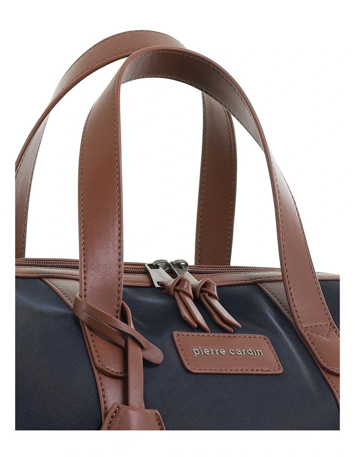 Pierre Cardin 2-Tone Lite Duffle Carry On in Black image 5