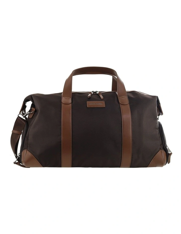 Pierre Cardin 2-Tone Lite Overnight Bag in Chocolate image 5