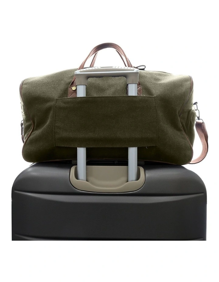 Pierre Cardin Nomadic Canvas Overnight Bag in Brown image 2