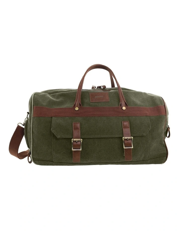 Pierre Cardin Nomadic Canvas Overnight Bag in Brown image 3